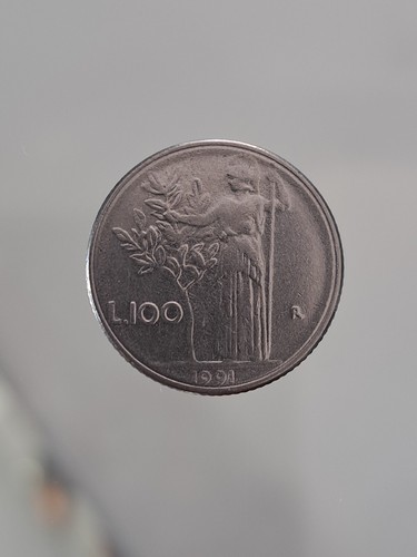 Moneta 100 lire - lire, 1991