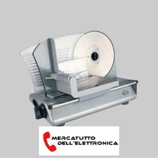 Affettatrice INOX DCG AS - 2470  con Lama 220mm 150W Colore Argento