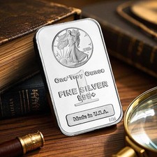 Moneta argento fine un'oncia