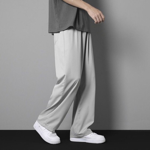 Pantaloni uomo larghi gamba