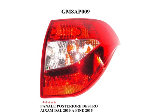 Fanale posteriore destro - destro, aixam