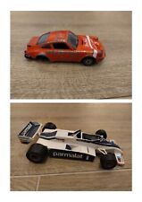 lotto 2 modellini anni ‘80 Hot Wheels Porsche 911 Turbo 1:43 Brabham BT 49C 1:25