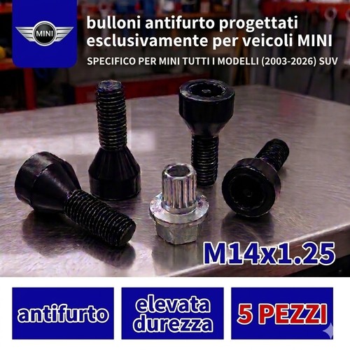 Kit bulloni antifurto per - kit,