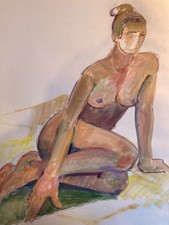 Bellissimo Pittura Guazzo Arte