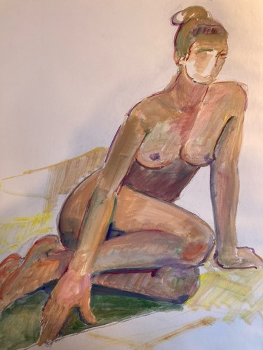Bellissimo pittura guazzo arte - guazzo,
