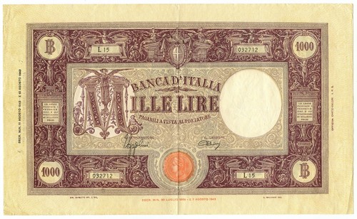 1000 lire barbetti - 1000,