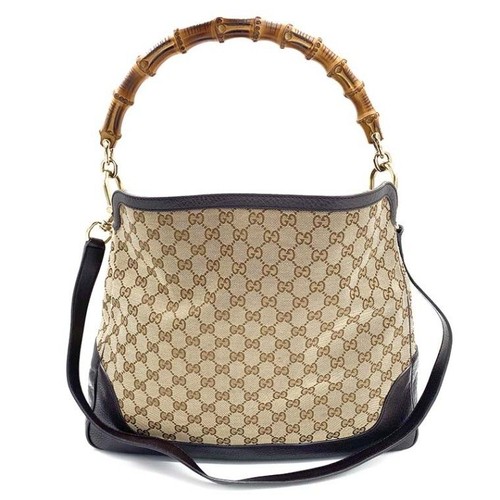 Gucci jaqard bamboo shoulder - jaqard,