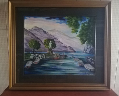 Quadro 83x73 riva del garda - quadro,