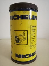 BELLISSIMA SCATOLA DI LATTA VINTAGE "MICHELIN" GOMMA PER CAMERE D'ARIA DA 1 KG