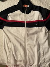 NIKE - giacca tuta - multicolor bianca-rossa-blu - taglia 34-35 (UK)