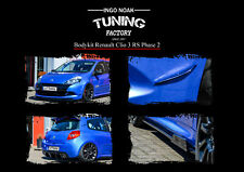 Bodykit Diffusore Spoiler Anteriore Soglia in ABS per RENAULT CLIO 3 RS Fase 2