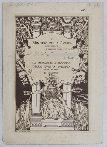 Diploma militare anni - militare,