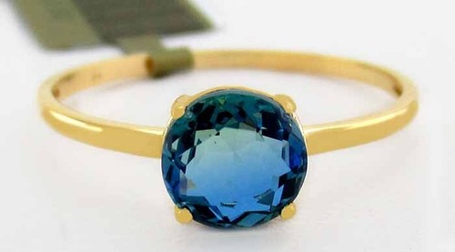 Anello zircone blu originale - anello,
