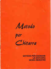 Metodo per Chitarra. Metodo