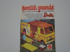 advertising Pubblicità 1974 ROULOTTE BARBIE