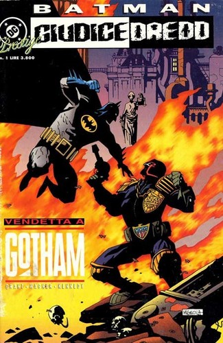 Fumetto batman giudice - batman, dredd