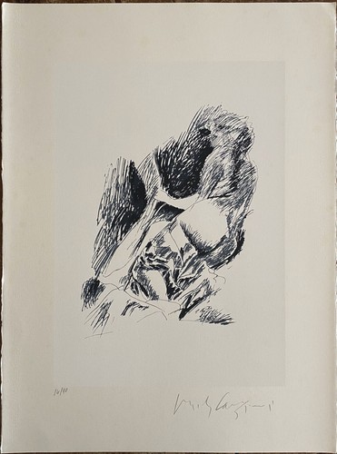 Pericle fazzini litografia - pericle,
