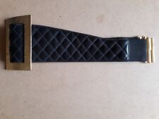 Cintura da donna alta in pelle