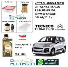 TAGLIANDO 4 FILTRI OLIO