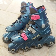 Pattini in linea Risport misura 37 con sacca