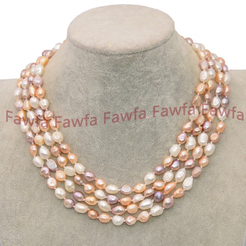 Collana perle barocche acqua