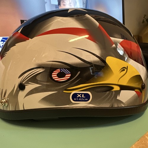 Casco moto usa flag eagle - moto,