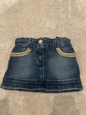blumarine gonna denim bambino