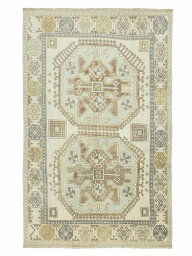 Tappeto vintage turco oushak - tappeto,