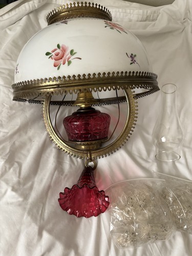 Antico lampadario elettrico - lampadario,