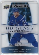 2023-24 Upper Deck Ovation UD Glass Stars Auston Matthews #GS-16