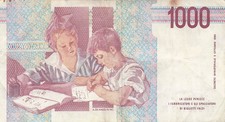 Italy  1000  Lire  3.10.1990