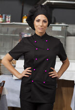 Giacca Cuoco Casacca Chef Uomo Donna Cucina Divisa Cotone da Lavoro Camicia