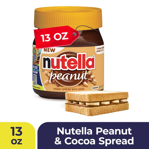 Nutella peanut spread with - peanut,