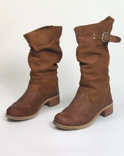 STIVALI donna in Nabuk e Camoscio Soft color Camoscio - Usati Molto Belli!