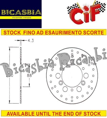 Stock cif d1003 disco - -,
