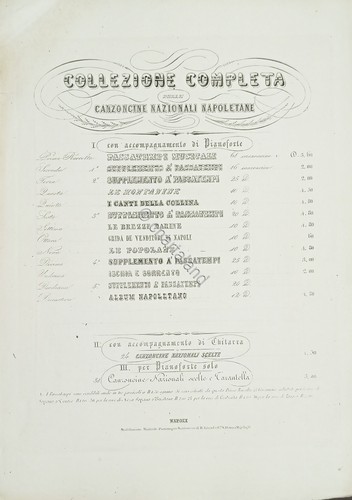 Spartiti canzoni napoletane - canzoni,