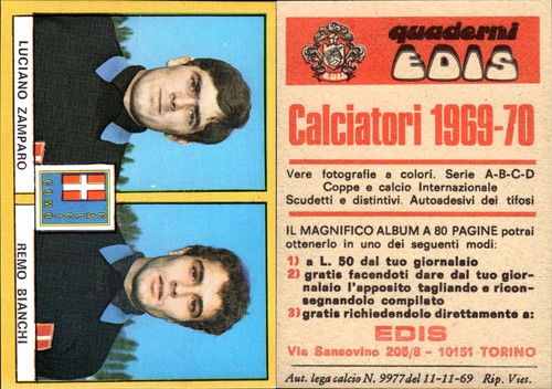 Edis 1969 calciatori - edis, 1969-70