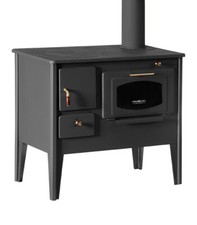 Stufa a legna con forno e