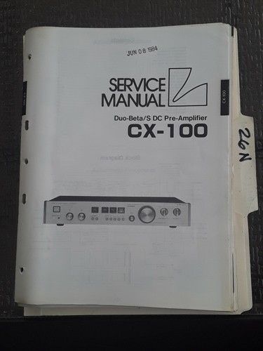 100 luxman manuale - luxman,