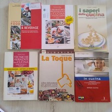 17x Stock Libri Testo Cucina Istituto Alberghiero Scuola Food Gourmet - Regalo