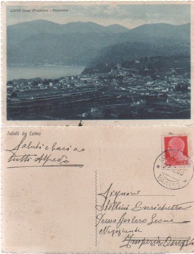 Cartolina luino lago - cartolina,