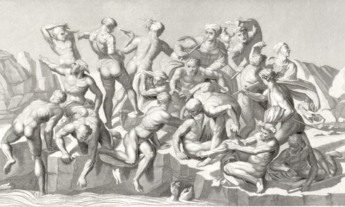 Michelangelo cartone di - michelangelo,, il