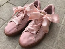 PUMA BASKET HEART Rosa Sneakers Scarpe da ginnastica donna TG 38.5