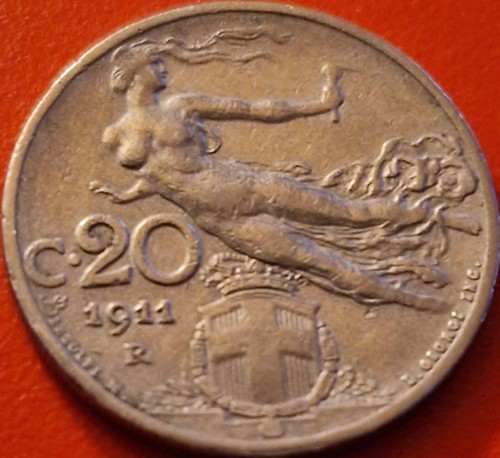 Italia moneta centesimi - moneta, 20