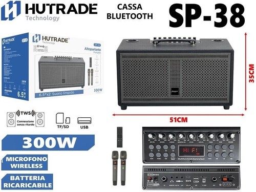 Cassa amplificata 300w - cassa,