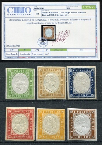 Regno sardegna 1861 63 - sardegna, 1861-63