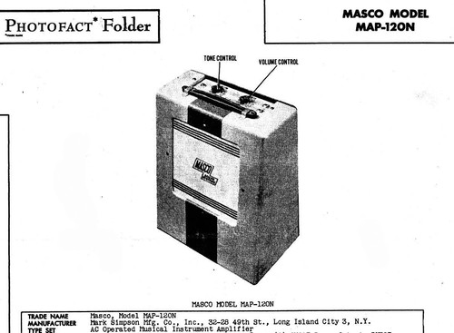 Masco map 120n amplificatore - masco,