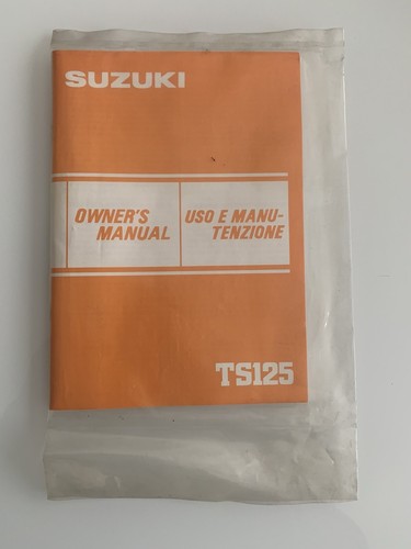 Suzuki 125 libretto uso e - suzuki,