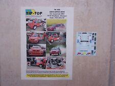 DECALS C.B.COM. 1/43ème SAXO SUPER 1600 Auxerrois 2002 Imm:318 AHA 83