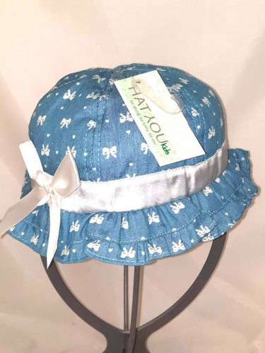 Cappellino bambina jeans con - cappellino,
